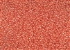 11/0 Toho Japanese Seed Beads - Salmon Lined Crystal #985