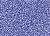 11/0 Toho Japanese Seed Beads - Purple Lined Crystal Luster #988