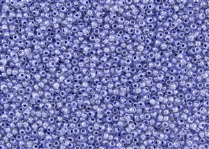 11/0 Toho Japanese Seed Beads - Purple Lined Crystal Luster #988