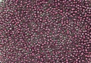11/0 Toho Japanese Seed Beads - Crystal Berry Wine Lined #1075