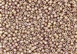 11/0 Toho Japanese Seed Beads - Beige Pink Marbled Opaque #1201