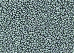 11/0 Toho Japanese Seed Beads - Blue Marbled Opaque Sea Foam #1207