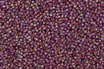 11/0 Toho Japanese Seed Beads - Hyacinth Orange Lined Alexandrite Rainbow #1824