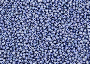 11/0 Toho Japanese Seed Beads - Semi Glazed Rainbow Soft Blue #2636F