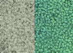 11/0 Toho Japanese Seed Beads - Glow In The Dark - Pale Green Crystal/Bright Green #2710