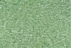 11/0 Toho Japanese Seed Beads - RE:Glass (Recycled Glass) Transparent Green Luster #5105