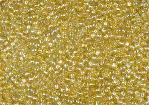 11/0 Toho Japanese Seed Beads - RE:Glass (Recycled Glass) Transparent Brown Rainbow #5162