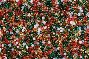 11/0 Toho Japanese Seed Beads - Holiday Classic Christmas Mix #CM4