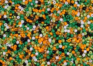 11/0 Toho Japanese Seed Beads - Saint Patrick's Day Irish Mix #CM14