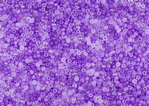 11/0 Toho and Miyuki Japanese Seed Beads - Wisteria Purple Mix #CM27