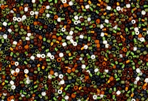 11/0 Toho Japanese Seed Beads - Camouflage Camo Mix #CM34