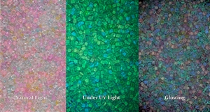 11/0 Toho Japanese Seed Beads - Glow in the Dark Mix #GM1