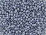 11/0 Toho Japanese Seed Beads - PermaFinish Sapphire Opal Silver Lined #PF2102