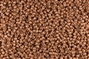 11/0 Toho Japanese Seed Beads - PermaFinish Copper Metallic Matte #PF551DF