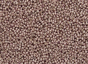 11/0 Toho Japanese Seed Beads - PermaFinish Subtle Pink Metallic #PF552