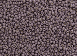 11/0 Toho Japanese Seed Beads - PermaFinish Lavender Metallic Matte #PF554F