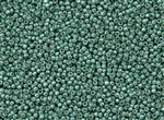 11/0 Toho Japanese Seed Beads - PermaFinish Teal Aqua Metallic #PF561