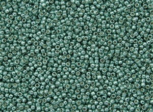 11/0 Toho Japanese Seed Beads - PermaFinish Teal Aqua Metallic #PF561