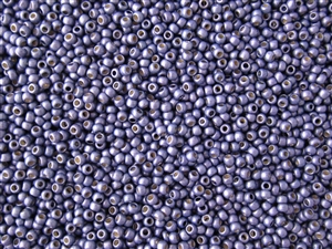 11/0 Toho Japanese Seed Beads - PermaFinish Purple Metallic Matte #PF567F