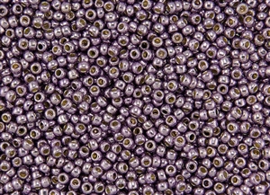 11/0 Toho Japanese Seed Beads - PermaFinish Pale Lilac Metallic #PF579