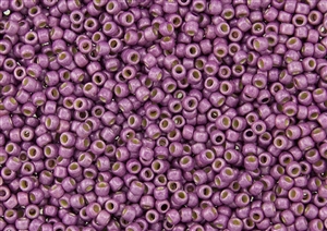 11/0 Toho Japanese Seed Beads - PermaFinish Orchid Pink Metallic Matte #PF580F