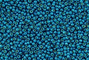 11/0 Toho Japanese Seed Beads - PermaFinish Turkish Blue Metallic #PF584