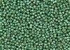 11/0 Toho Japanese Seed Beads - PermaFinish Jade Green Metallic #PF589