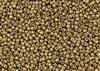 11/0 Toho Japanese Seed Beads - PermaFinish Golden Fleece Metallic #PF592