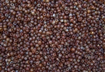 11/0 Toho Japanese Seed Beads - Hybrid Natural Picasso Matte #Y301F