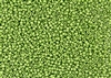11/0 Toho Japanese Seed Beads - Hybrid Sueded Gold Opaque Green #Y624