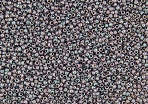 11/0 Toho Japanese Seed Beads - Hybrid Opaque Grey Bronze Vega #Y862