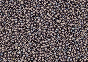 11/0 Toho Japanese Seed Beads - Hybrid Frosted Opaque Grey Bronze Vega #Y862F