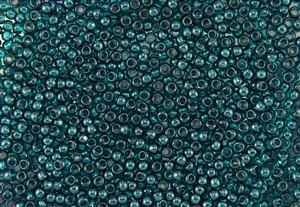 15/0 Toho Japanese Seed Beads - Teal / Blue Zircon Transparent #7BD