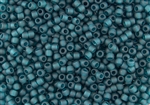 15/0 Toho Japanese Seed Beads - Frosted Teal / Blue Zircon #7BDF