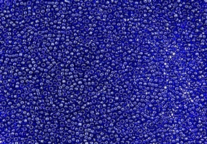 15/0 Toho Japanese Seed Beads - Dark Cobalt Blue Transparent #8D