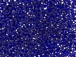 15/0 Toho Japanese Seed Beads - Dark Cobalt Blue Transparent Matte #8DF