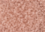 15/0 Toho Japanese Seed Beads - Light Pink Transparent Matte #11F