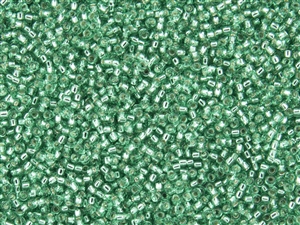 15/0 Toho Japanese Seed Beads - Mint Green Silver Lined #24B