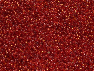 15/0 Toho Japanese Seed Beads - Ruby Silver Lined #25B