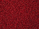 15/0 Toho Japanese Seed Beads - Dark Ruby Silver Lined #25C