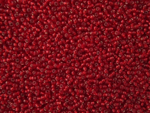 15/0 Toho Japanese Seed Beads - Dark Ruby Silver Lined #25C
