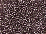 15/0 Toho Japanese Seed Beads - Amethyst Silver Lined #26B