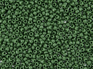 15/0 Toho Japanese Seed Beads - Forest Green Opaque #47H