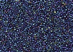 15/0 Toho Japanese Seed Beads - Navy Blue Iris Metallic #82