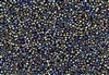 15/0 Toho Japanese Seed Beads - Jet Black Iris Metallic #86