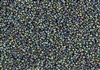 15/0 Toho Japanese Seed Beads - Jet Black Iris Metallic Matte #86F