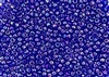 15/0 Toho Japanese Seed Beads - Dark Sapphire Transparent Rainbow #87