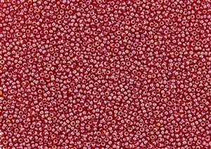 15/0 Toho Japanese Seed Beads - Siam Ruby Transparent Luster #109B
