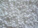 15/0 Toho Japanese Seed Beads - White Opaque Luster #121