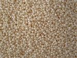 15/0 Toho Japanese Seed Beads - Cream Opaque Luster #123